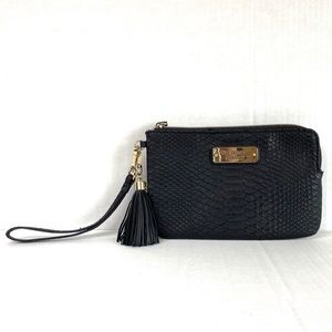 Victoria’s Secret faux snakeskin wristlet
